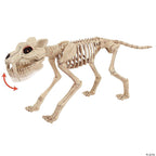USA SEW81896 18.5 in. Animated Light-Up Tiger Skeleton Halloween Decoration