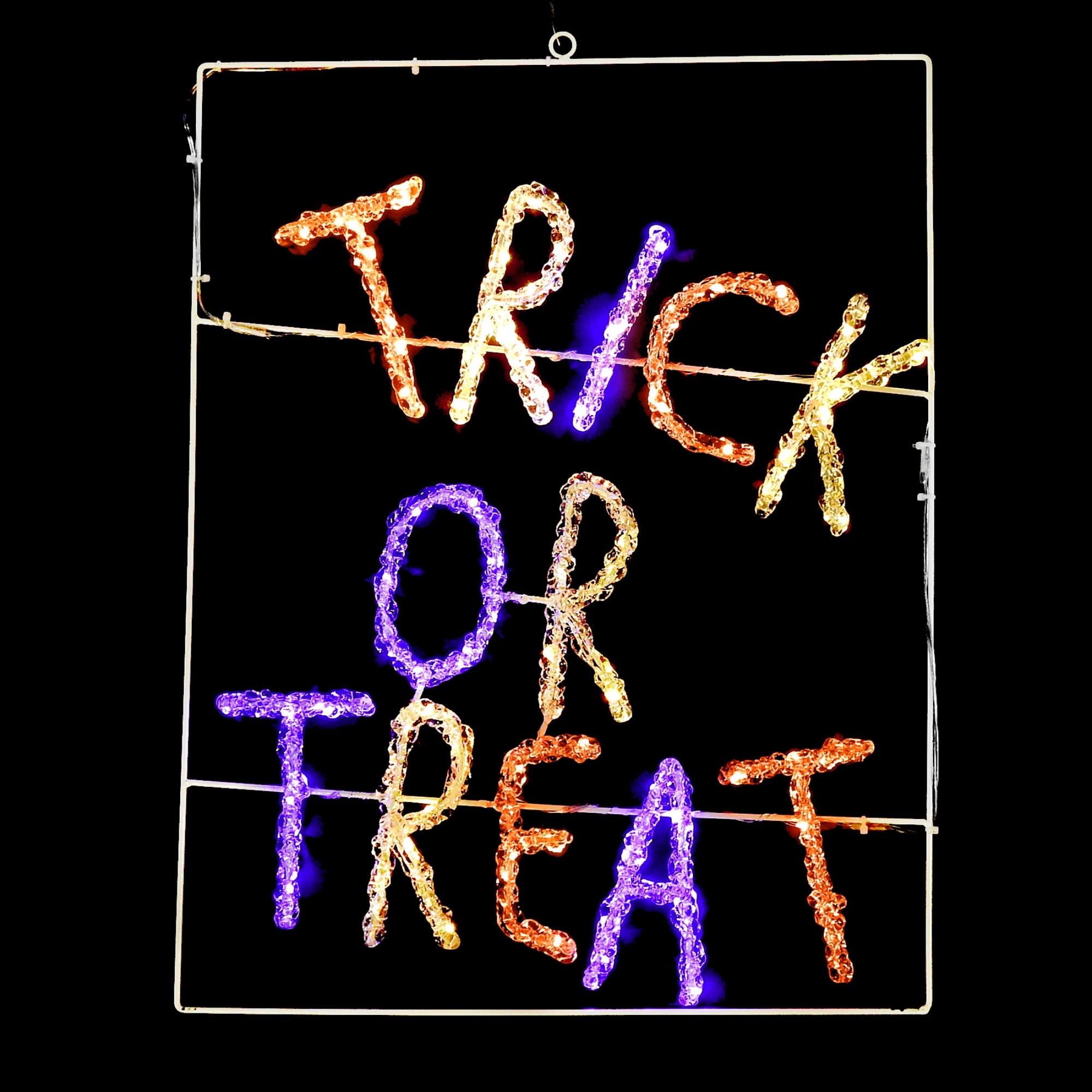 CC Christmas Decor LED Lighted Trick or Treat Outdoor Halloween Decoration - 19.5"