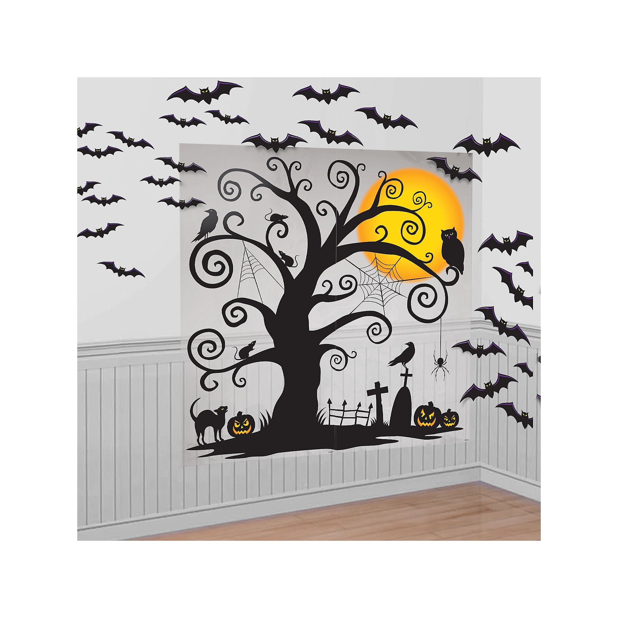 Halloween Deluxe Wall Decorating Kit (32pc)