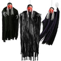 3 Pack Hanging Skeleton Ghosts for Halloween Decorations Outdoor, Grim Reaper for Halloween Decor