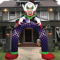 CozyBox (5ft-9ft) Halloween Inflatable LED Light Up Archway Monster Pumpkin Blow Up Yard Decorations, Powerful Blower, Ground Stakes