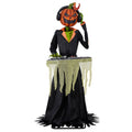 Animated DJ Jack with Turntable, 72-inch, Halloween Decor