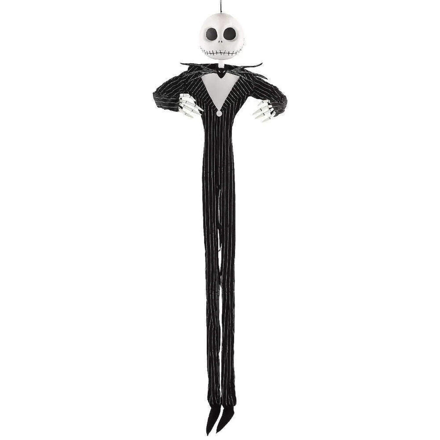 USA Jack Skellington Hanging Prop Halloween Decoration - 4 ft