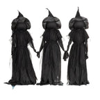 Evergreen Set of 3 LED Lighted Halloween Witch Stakes, 4' Tall for Garden Lawn or Patio