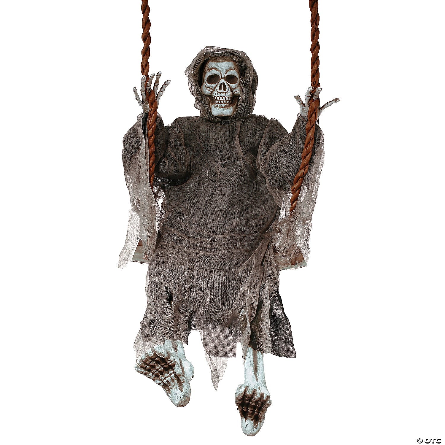Fun World Reaper On Swing Prop Halloween Decoration - 36 in