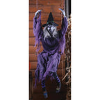 Fun World Witch on Swing Prop Halloween Decoration - 5 ft