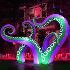 Halloween Inflatables 7.2 FT Octopus Tentacles Inflatable with Built-in LEDs, Halloween Inflatable Octopus Blow Up Octopus Tentacles, Outdoor Halloween Decorations Clearance for Holiday Party