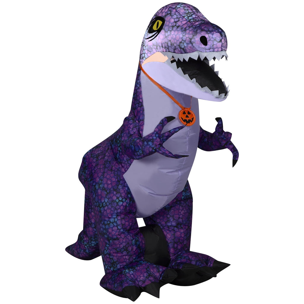 Halloween Inflatable Purple Dinosaur, 3.5 ft Tall, Multi