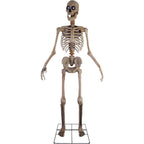 8 ft Tall Motion-Activated Towering Skeleton, Premium Talking Halloween Animatronic Decoration, Plug-In, HHTWRSKEL-2FLSA