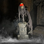 3 ft Touch-Activated Rising Reaper with Tombstone Halloween Accessory, HHRPRTOMB-2FLSA