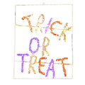 CC Christmas Decor LED Lighted Trick or Treat Outdoor Halloween Decoration - 19.5"
