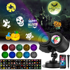 Outdoor HD projector light, remote control 16 switchable modes, Christmas Halloween celebrations, birthdays, weddings and parties, waterproof light show