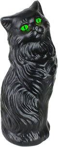 Spooky Yard™ PMU Halloween Black Cat - Blow Mold Plastic Cat Statue - Perfect Décor for Halloween, Home, Yard, Lawn, Garden, Indoor and Outdoor - Best
