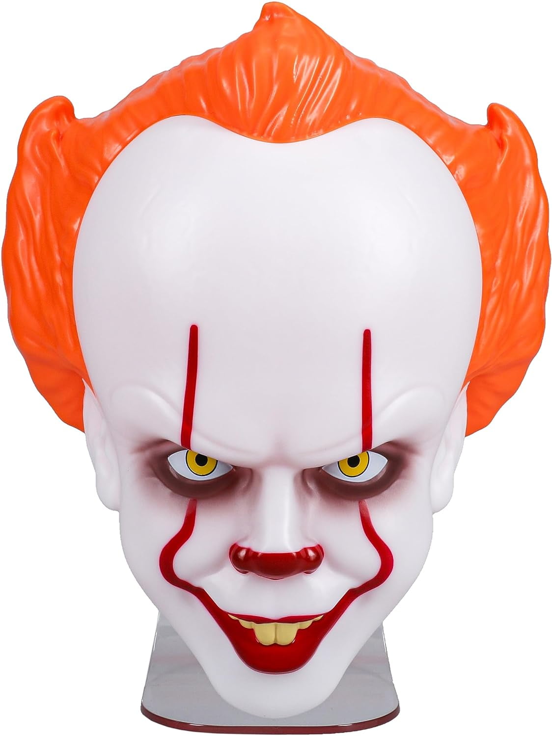 Paladone Halloween White Pennywise Mask, 15.5" x 18.2"