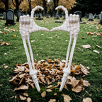 Halloween Skeleton Stakes Decorations, Love Pose 2 Piece Hands Arms with Lawn Stakes for Outdoor Yard Garden Decor