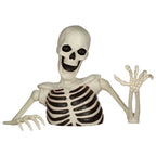 48" Halloween Giant Groundbreaker Skeleton, Halloween Decoration for Outdoor Yard and Porch