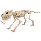 USA SEW81896 18.5 in. Animated Light-Up Tiger Skeleton Halloween Decoration