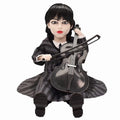 The Addams Family Wednesday Halloween Animated Doll Tabletop Decor 13 in