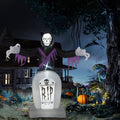 Inflatable Halloween Decoration 6 FT Reaper for Halloween Party Outdoor, Yard, Garden, Lawn Decorations