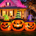 6FT Halloween Inflatable Pumpkins Decorations with LED Lights, Halloween Blow Ups Decoration for Home Party