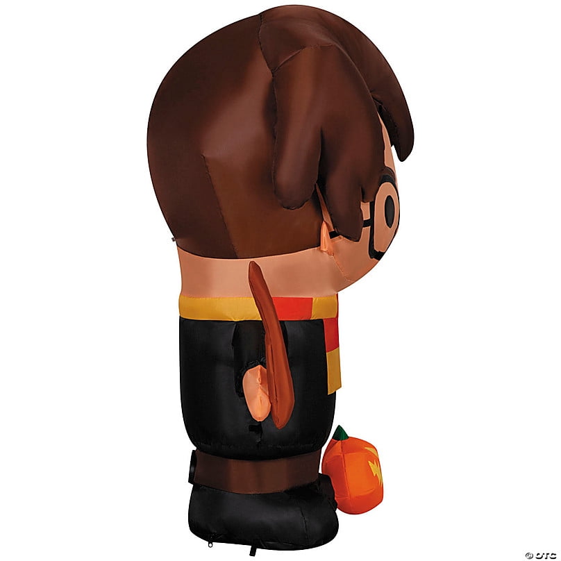 Harry Potter Halloween Inflatable with Pumpkin - Orange Small