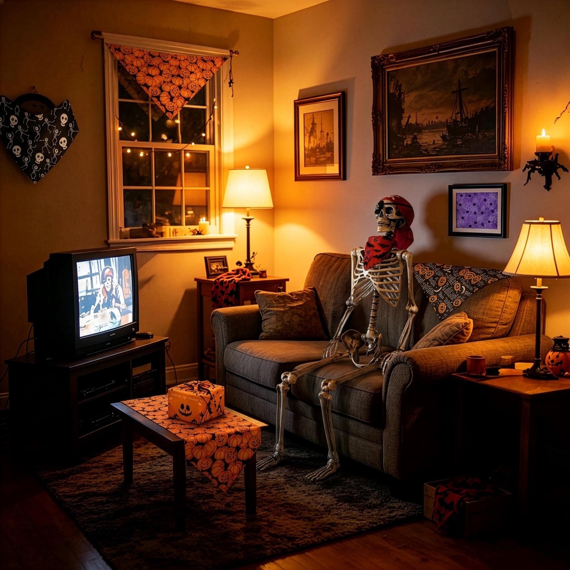 Spooky Yard™ Yescom Pirate Life Size Skeleton Poseable Full Size 5.6 Ft Haunted House 2026