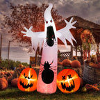 12 FT Halloween Inflatables Ghost Pumpkin Outdoor Halloween Decoration