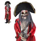 6.3FT Halloween Animatronic Pirate Standing Pirate The Sound Activated Halloween Prop