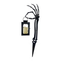 Zombie Hand Black Halloween Décor with Lantern, LED & Stake, 2.3-Ft