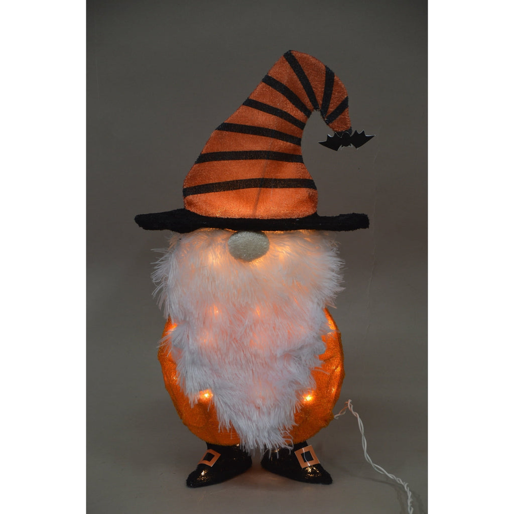 ProductWorks Spooky Town 20Inch 3D LED Lighted Halloween Yard Art Gnome