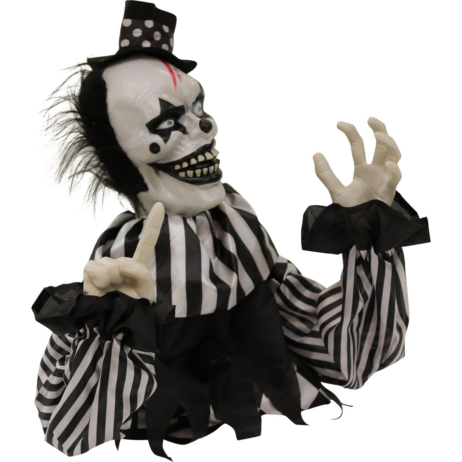 1.8 ft Groundbreaker Clown-Vile, Halloween Decoration, Multi-Color, HHFJCLOWN-2LSA