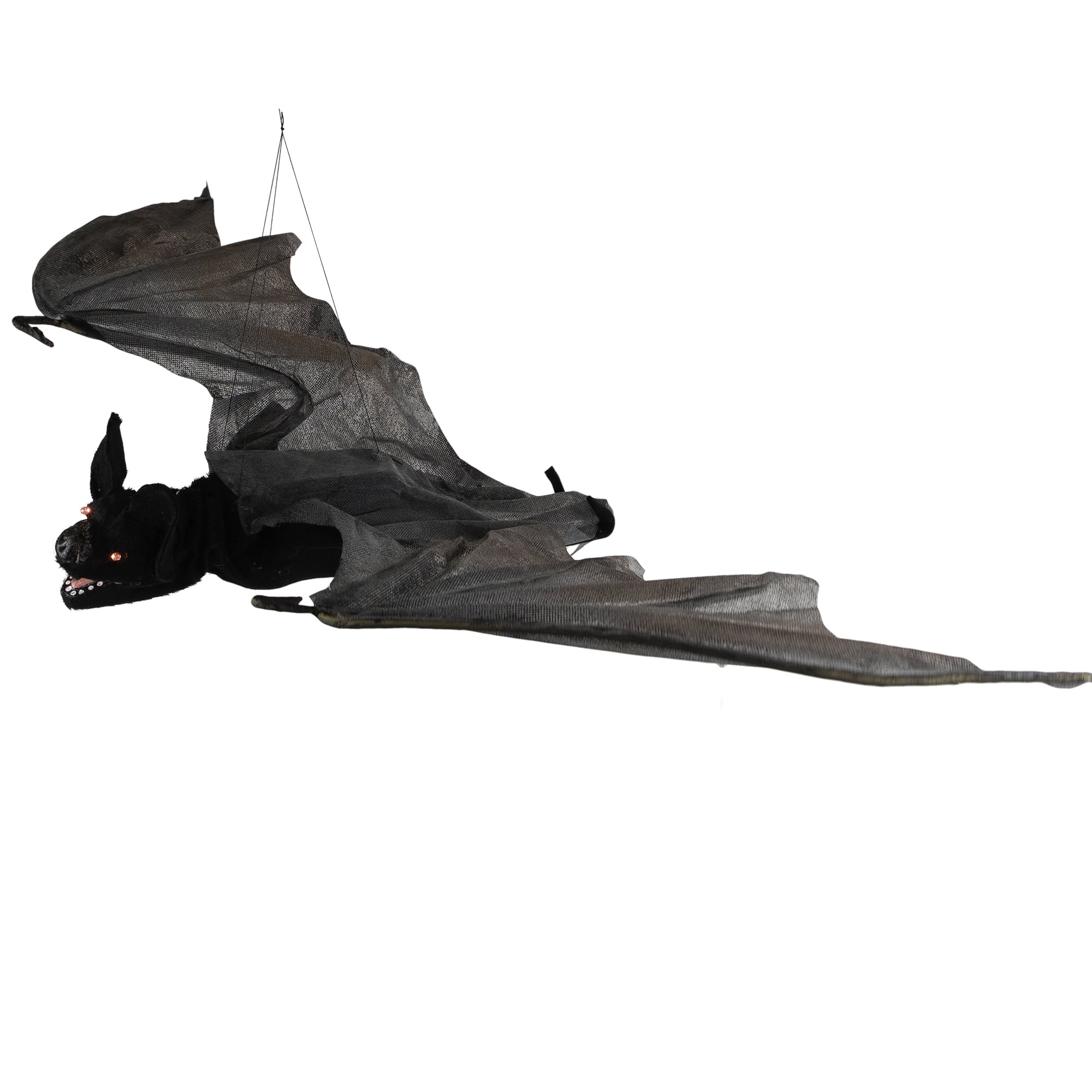 LED Lighted Animated Halloween Bat with Wings - 48"
