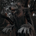 7 ft Tall Motion-Activated Towering Werewolf, Premium Halloween Animatronic, Plug-In, HHTWRWOLF-1FLSA