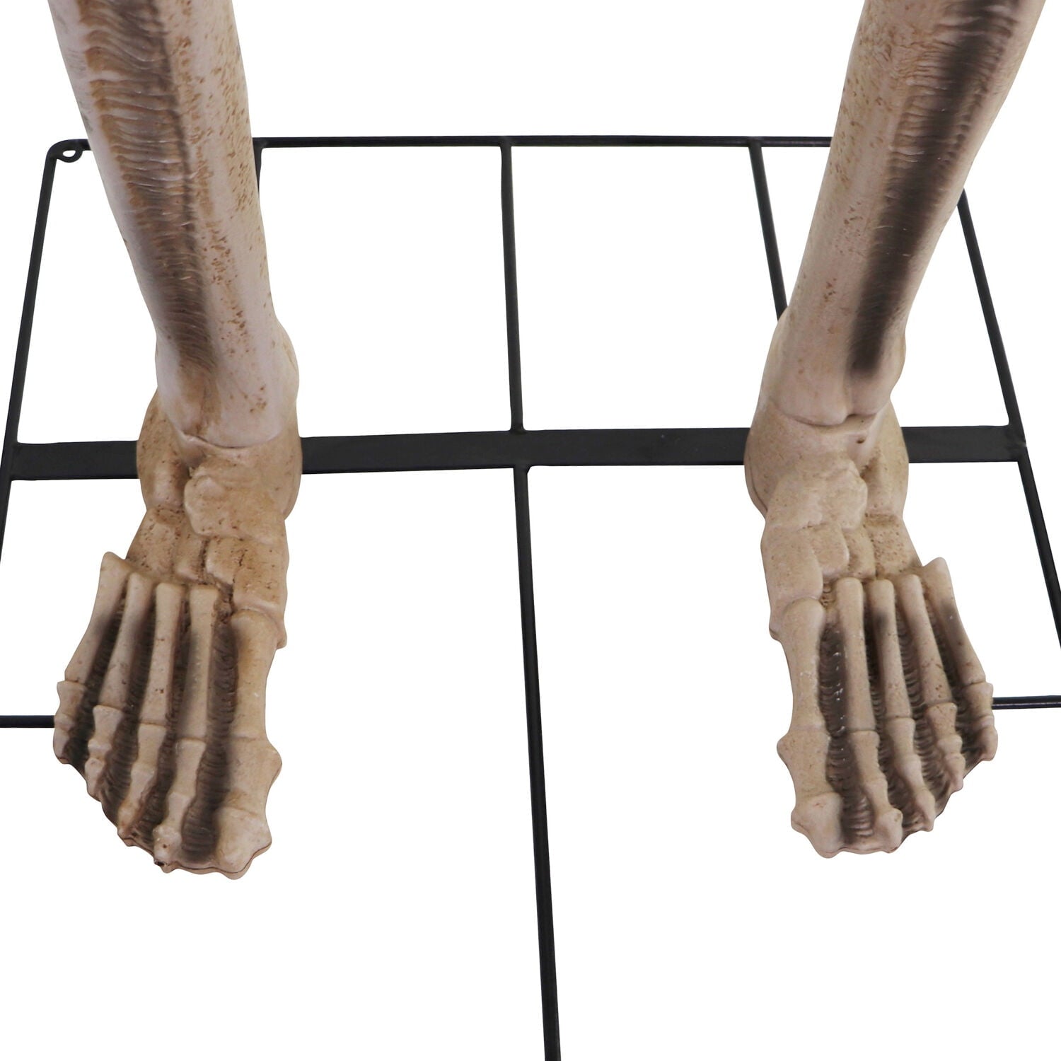 8 ft Tall Motion-Activated Towering Skeleton, Premium Talking Halloween Animatronic Decoration, Plug-In, HHTWRSKEL-2FLSA