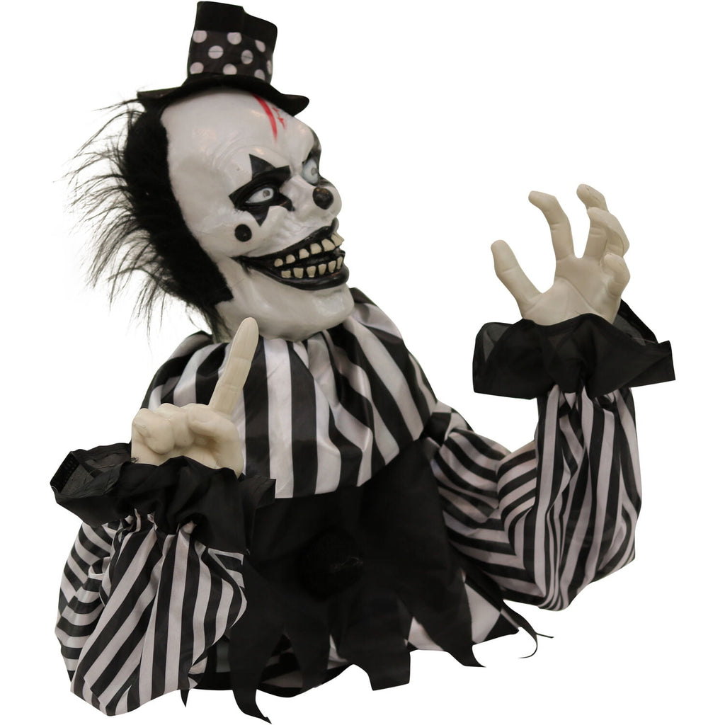 1.8 ft Groundbreaker Clown-Vile, Halloween Decoration, Multi-Color, HHFJCLOWN-2LSA