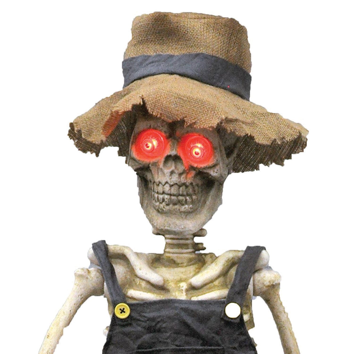 39" Animated Skeleton Playing Banjo Decoration