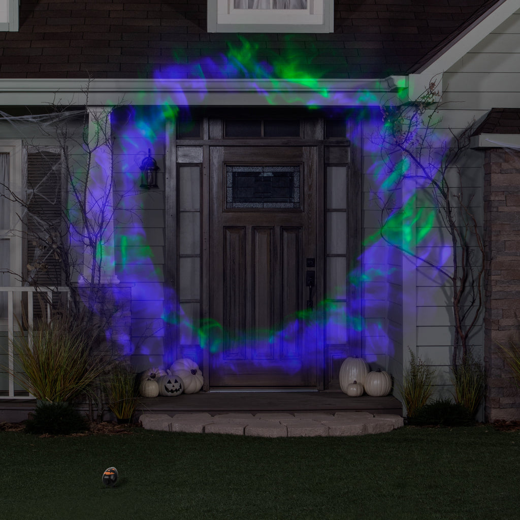 Ring of Fire Multi-color LED Projector Lights Halloween Holiday Lighting, 5.59"