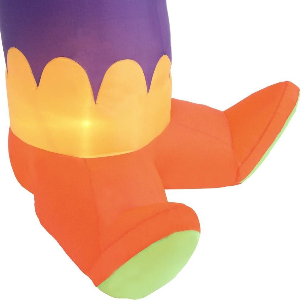 Kaleidoscope Clown Airblown Halloween Yard Inflatable, 7.5'