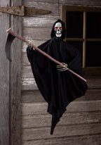 Sunstar Reaper Light-Up Animated Hanging Halloween Decoration - 36 in