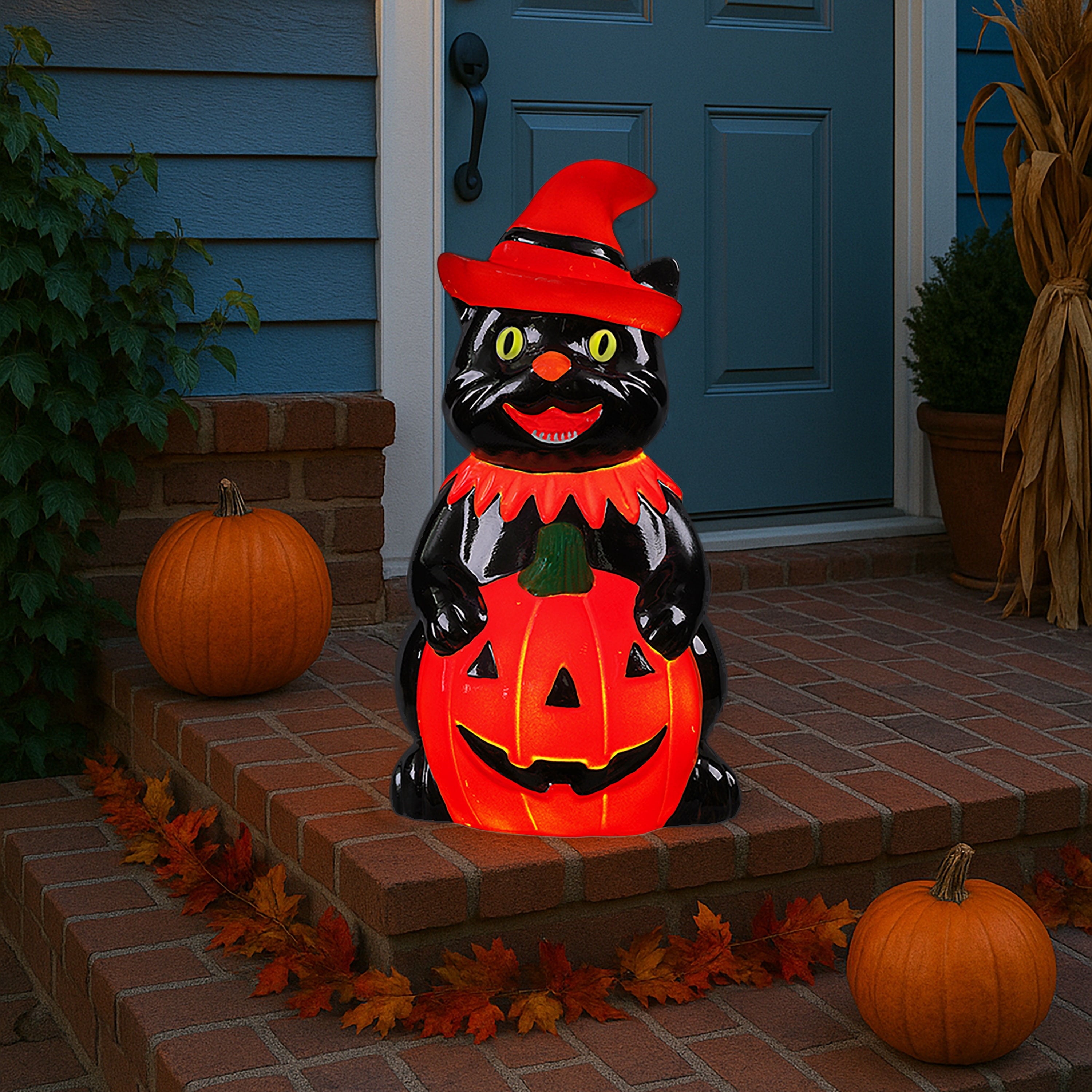 18in Outdoor Cat Lit Blow Mold