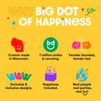 Big Dot of Happiness Spooky Ghost - Ghost Shape Lawn Decoration Signs - Outdoor Halloween Yard Decorations - 10 Piece