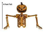 FW96020 4 ft. Jack-O-Lantern Groundbreaker Halloween Outdoor Decoration