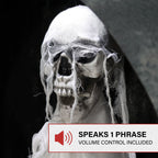 6.7 ft. Motion-Triggered Mausoleum Halloween Animatronic by Tekky, HHMAUSOLEUM-1FLSA
