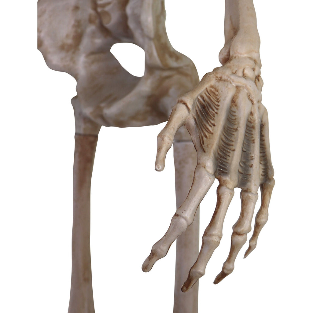 8 ft Tall Motion-Activated Towering Skeleton, Premium Talking Halloween Animatronic Decoration, Plug-In, HHTWRSKEL-2FLSA
