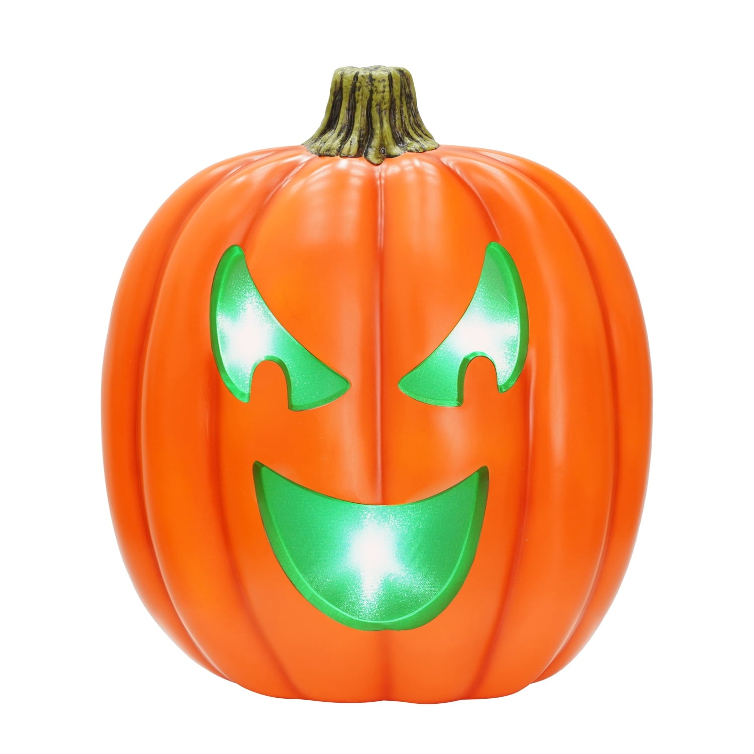Light Activated Jack-o'-Lantern Decoration, Orange, 22", Halloween