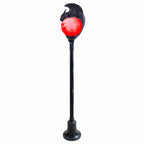 TT59073 6 ft. Light-Up Flaming Dragon Lamp Post with Sound Halloween Decoration
