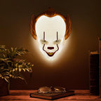 Paladone Halloween White Pennywise Mask, 15.5" x 18.2"