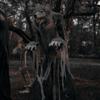 7 ft Tall Motion-Activated Towering Werewolf, Premium Halloween Animatronic, Plug-In, HHTWRWOLF-1FLSA