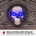 6.7 ft. Motion-Triggered Mausoleum Halloween Animatronic by Tekky, HHMAUSOLEUM-1FLSA