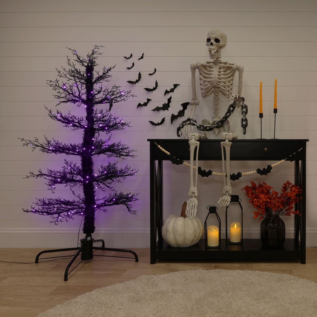 5 ft Dancing Halloween Tree Animatronic, Halloween Decor, HH050DANCETR-PUR
